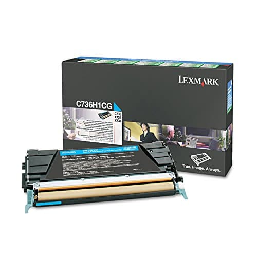 Image of Lexmark C736H1CG - Toner Cartridge Cyan C736/X736/X738 10k p