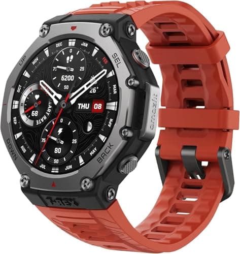 Image of Amazfit T-Rex 3 Outdoor Smartwatch 48mm AMOLED Display, Offline Maps & Navigation, 6 Satellite Systems Dual Band GPS, 27 Days Battery Life, NFC Payment, 170 Sports Mode, 45m Freediving for Adventure