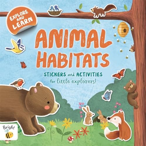 Image of Animal Habitats (Early learning sticker book for little explorers)