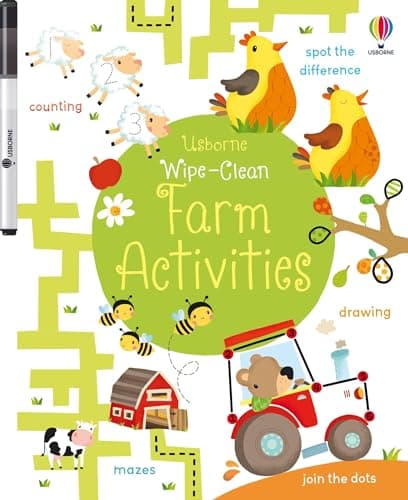 Image of Wipe-Clean Farm Activities: 1 (Wipe-clean Activities)