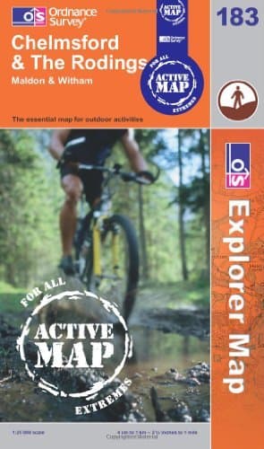 Image of Chelmsford and The Rodings (OS Explorer Map Active) A1 Edition by Ordnance Survey published by Ordnance Survey (2006)