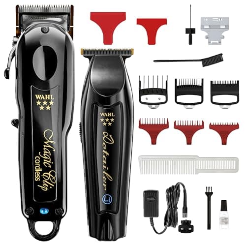 Image of Wahl Cordless Barber Combo™ Clipper & Trimmer Bundle, Titanium Diamond Like Coated Blade, Lithium Long Life Battery, Salon & Barber Quality, Powerful Motor, Ultimate Quality