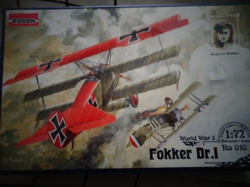 Image of Roden 010 Model Kit Fokker Dr. I