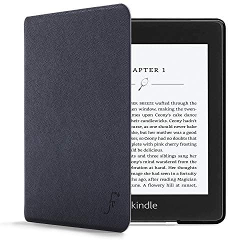 Image of Forefront Cases Case for Amazon Kindle Paperwhite 6.8" (10th Generation - 2018 Model) - Navy Blue - Slim, Light & Protective, Smart Auto Sleep-Wake Function Cover for Kindle Paperwhite 6.8"