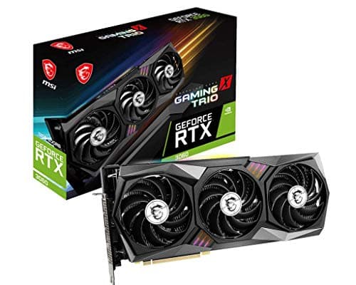 Image of MSI Gaming GeForce RTX 3060 12GB 15 Gbps GDRR6 192-Bit HDMI/DP PCIe 4 Tri-Frozr Torx Fan Ampere RGB OC Graphics Card (RTX 3060 GAMING X TRIO 12G)