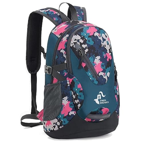 Image of Bseash Small 20L Outdoor Hiking Backpack, Lightweight Waterproof Travel Daypack for Kids Girls Boys Camping Cycling Riding