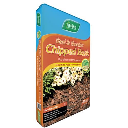 Image of 70L WESTLAND BED AND BORDER CHIPPED BARK WEED SUPPRESSION CONTAINER PLANT TUB