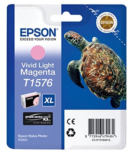 Image of Epson T1576, Print Cartridge 1 x Vivid, Light Magenta, Genuine