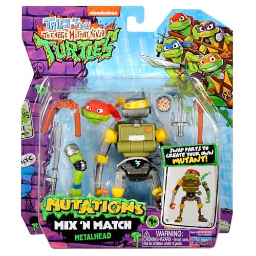 Image of Teenage Mutant Ninja Turtles: Mutations Mix and Match 4.5-Inch Metalhead Action Figure