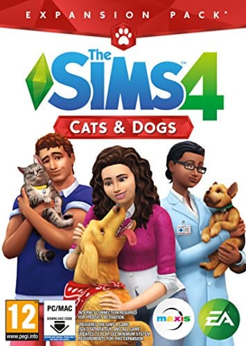 Image of The Sims 4 Cats & Dogs (EP4) PCWin | Code In A Box | Video Game | English