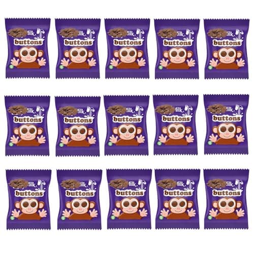 Image of Milk Buttons Treatsize Chocolate Bags 14.4g with Gift Box (40 Packs)