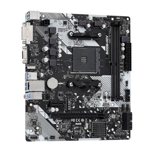 Image of motherboards Fit For ASROCK B450M-HDV R4.0 Motherboard Support 5800X3D 5700X 5600X 5600G 1700X 2700X CPU 2xDDR4 M.2 HDMI MATX AMD AM4 Mainboard