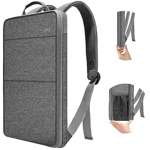 Image of ZINZ Slim & Expandable Laptop Backpack Water Resistant Backpack Travel Backpack Compatible with MacBook Air/Pro/Neo 13-14 inch, XPS 13/14, Surface 13.5" and Most 13-14 Notebooks，G02Y01