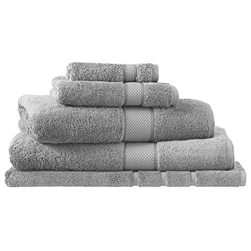 Image of Royal Sheridan Beautiful Soft Combed Cotton Pile Egyptian Hand Towel, Cloud Grey - 50 x 100cm
