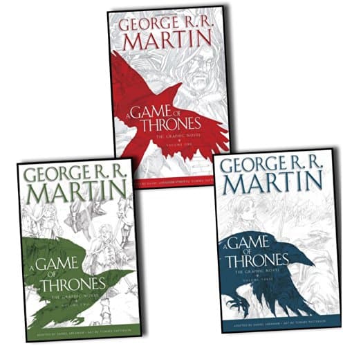 Image of George R.R. Martin A Game of Thrones Graphic Novel 3 Books Collection Pack Set RRP: £59.49 (A Game of Thrones: Graphic Novel- Volume One, Volume Two & Volume Three)