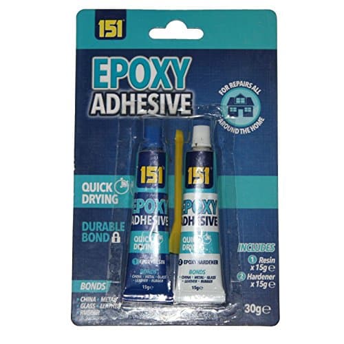 Image of Two Part Epoxy Adhesive Glue Quick Drying 2X 15ml Resin & Hardener