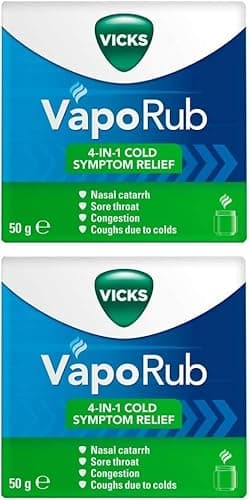 Image of 2 x 50g Vapo Rub Adults Kids Children 2 Years + Long Lasting 8 Hours Action Ointment