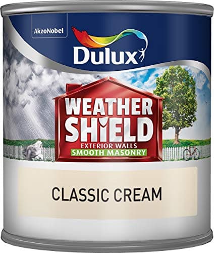 Image of Dulux Weathershield Smooth Masonry 250ml CLASSIC CREAM