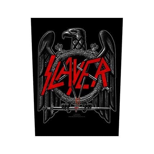 Image of Official Slayer Back Patch (Black Eagle)