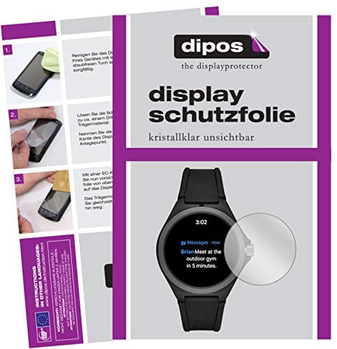 Image of dipos I Screen Protector compatible with Puma PT9100 Smartwatch Protection Films clear