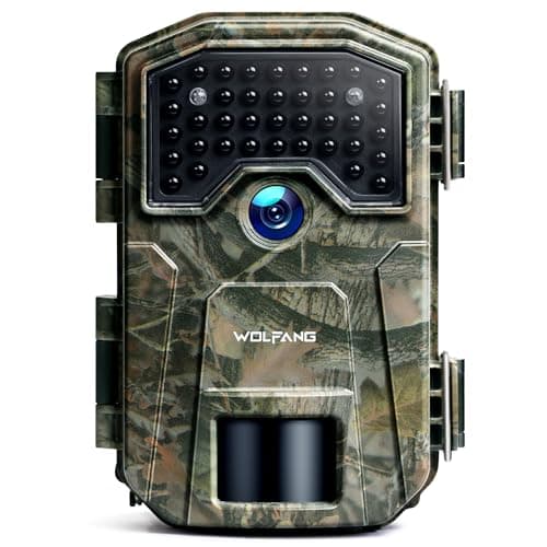 Image of WOLFANG Wildlife Camera, 48MP 4K Trail Camera with 36pcs 940 nm IR LEDs Night Vision Motion Activated, Hunting Camera IP66 Waterproof for Wildlife Recording