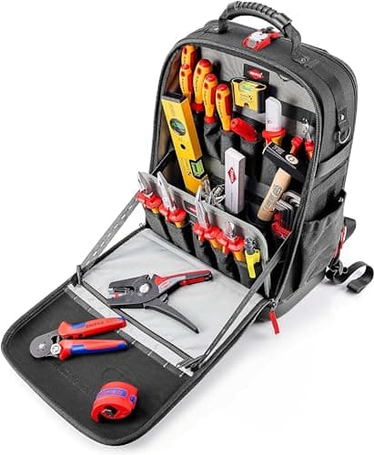 Image of KNIPEX Tool Backpack Modular X18 Electric 22 Parts 530 mm, 00 21 50 E