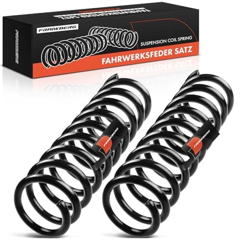 Image of Frankberg 2x Coil Spring Rear axle Compatible with Focus II Turnier DA DS FFS Estate car 1.4L-2.0L 2004-2012 Replace# 1356556