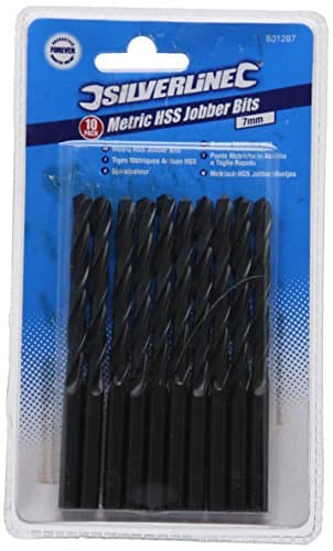 Image of Silverline 801287 Metric HSS-R Jobber Bits 10pk 7.0 mm