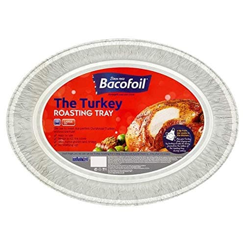 Image of Case of 12 Bacofoil Large Aluminium Turkey Roasting Tray,