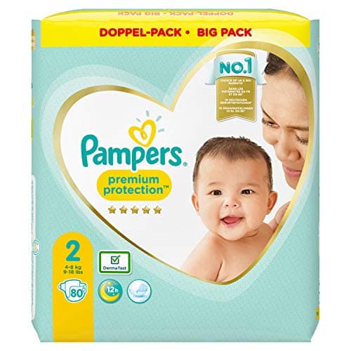 Image of Pampers Premium Protection Size 2, 80 Nappies