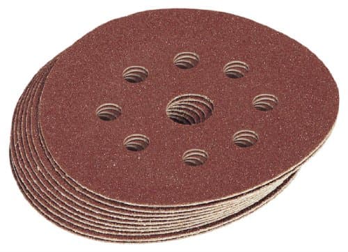 Image of Draper 63372 125mm Assorted Aluminium Oxide Discs(10 pack)