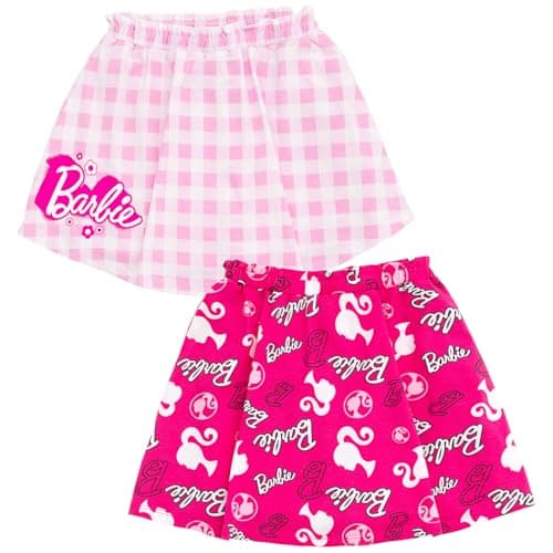Image of Barbie - 2 Pack Skirts for Girls from Boys to Big Boys, pink, 10