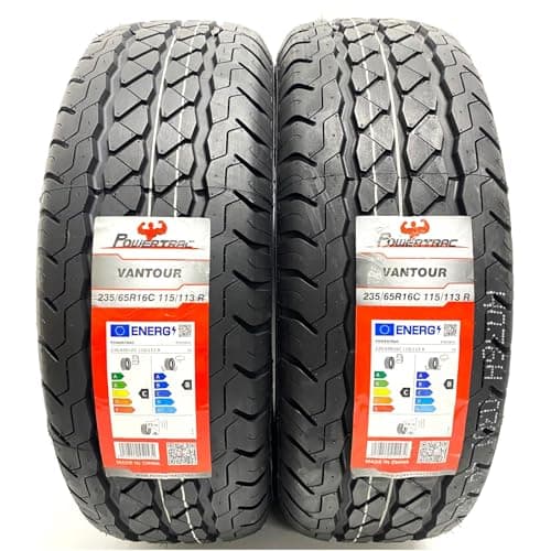 Image of 2 X 235 65 16C 235/65R16C 115/113R COMMERCIAL M+S VAN TYRES C B LABELS