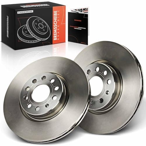 Image of Frankberg Brake Disc Set incl. 2x Discs Front Vented Ø312mm Compatible with P.a.s.s.a.t Variant 3G5 CB5 Golf VI 5K1 T-R.O.C A11 D11 Replace# 1K0615301AA