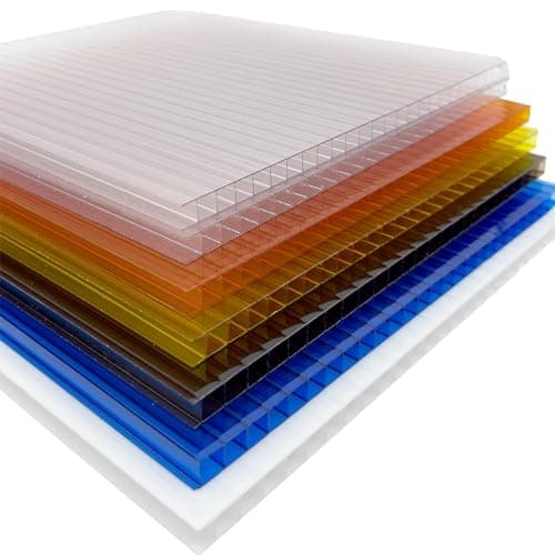 Image of Britshield Multiwall Polycarbonate Roofing Sheet, 4mm Thickness, UV Protected, Cut to Size