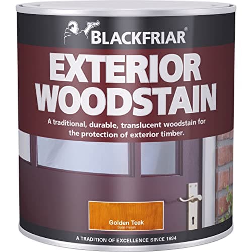 Image of Blackfriar BKFTEWSE500 Traditional Exterior Woodstain, 500 ml, Ebony