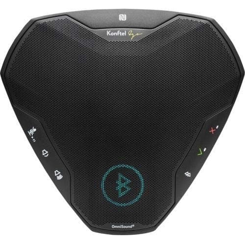 Image of Konftel Ego Speakerphone - USB - Headphone - Microphone - Battery - Black