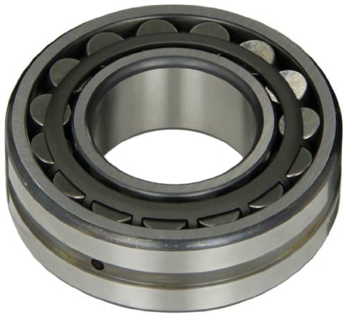 Image of FAG 22207E1-C3 Spherical Roller Bearing, Straight Bore, Steel Cage, C3 Clearance, Metric, 35mm ID, 72mm OD, 23mm Width