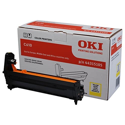 Image of OKI C610 Laser Drum Unit Page Life 20000pp Yellow Ref 44315105