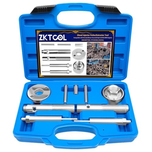 Image of ZKTOOL Diesel Injector Puller/Extractor Tool, Compatible with Renault Nissan Vauxhall Opel 2.0 DCi M9R Engine, OEM MOT1966, 7711381966, EN50143