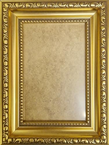 Image of Aryllis Vintage 6x4 Photo Frame, Ornate Gold, Free-standing & Wall Mountable Premium Picture Frame with Perspex Front