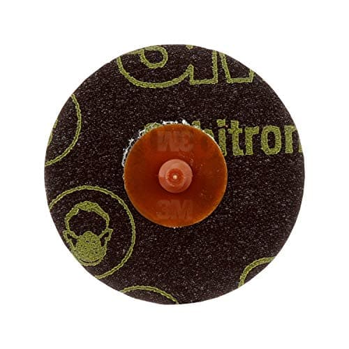 Image of 3M Roloc Disc 361F, Cloth, TR Attachment, Aluminum Oxide, 3" Diameter, 60 Grit (Pack of 50)