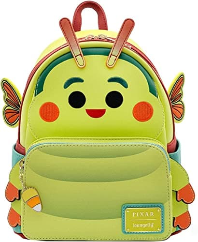 Image of Loungefly X Disney A Bugs Life Heimlich Mini Cosplay Backpack -PASSWORD: BEAUTIFUL BUTTERFLY