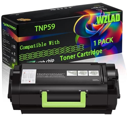 Image of WZLAD TNP59 Compatible for Konica Minolta Toner Cartridge with Chip Bizhub 4422P 3602 Printers, High Yield Value Pack Black Consumables Multi-Pack Remanufactured Compatible (1 Pack Black)