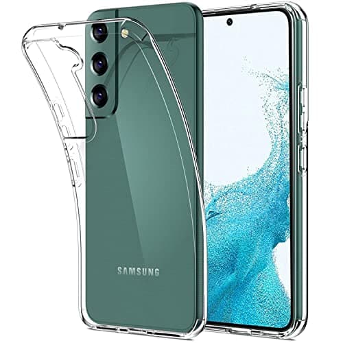 Image of KP TECHNOLOGY Galaxy S22 Case - Thin Soft Silicone Gel Case Cover for Samsung Galaxy S22 (CLEAR)