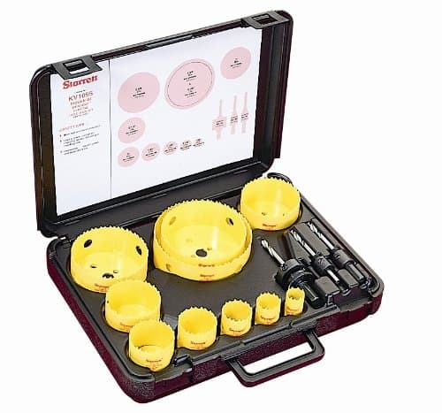 Image of Starrett KV1095 Deluxe Electrician's Hole Saw Kit