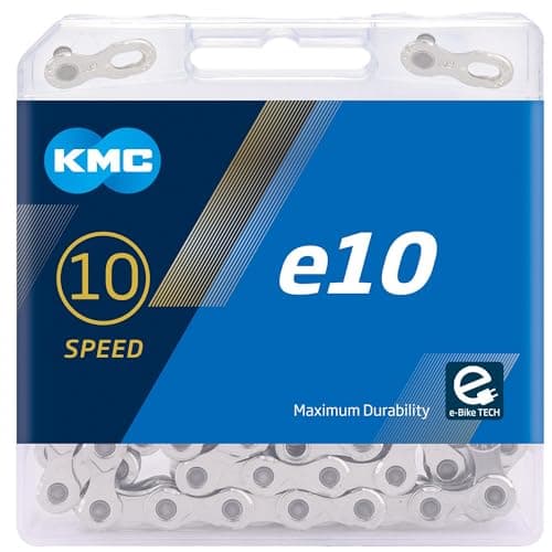 Image of KMC Unisex's E10 Chain, Silver, 122 Link
