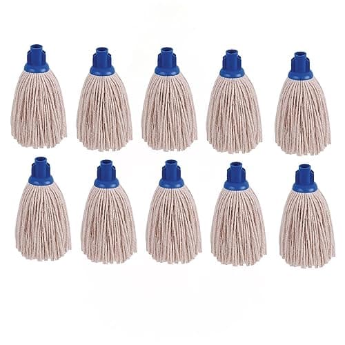 Image of 2Work PY Smooth Socket Mop 12oz Blue (Pack of 10) 2W04297