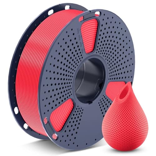 Image of SUNLU PETG Filament 1.75mm, Less Stringing Good Layer Adhesion High Toughness 3D Printer Filament 1.75 ±0.02mm, 1kg Spool(2.2lbs), PETG Red