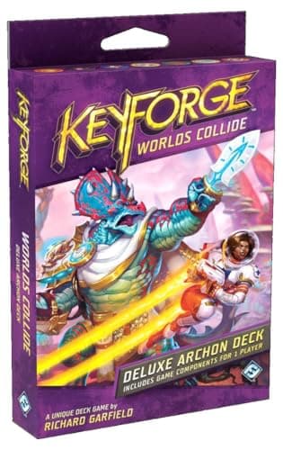 Image of Fantasy Flight Games FFGKF06 KeyForge: Worlds Collide Deluxe Deck, Mixed Colours